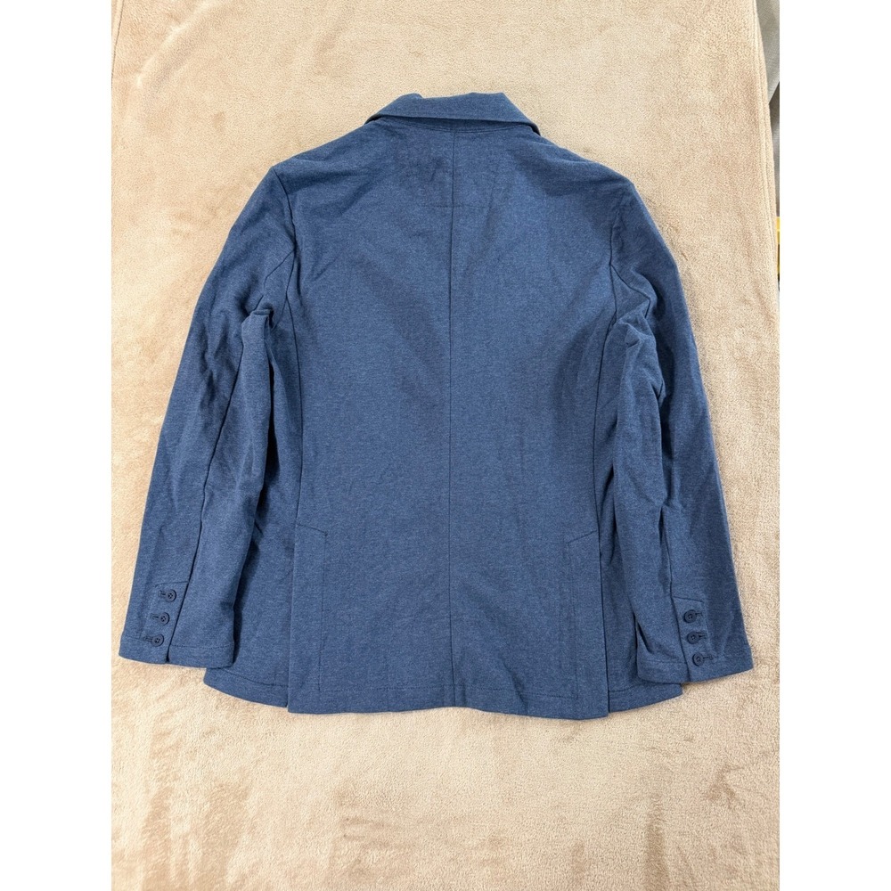 Mack Weldon ACE Blazer Men's Size Large  Blue Jacket Stretch 2 Button EUC - Picture 4 of 7